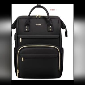 Lavender Women's Backpack with USB Charging Port